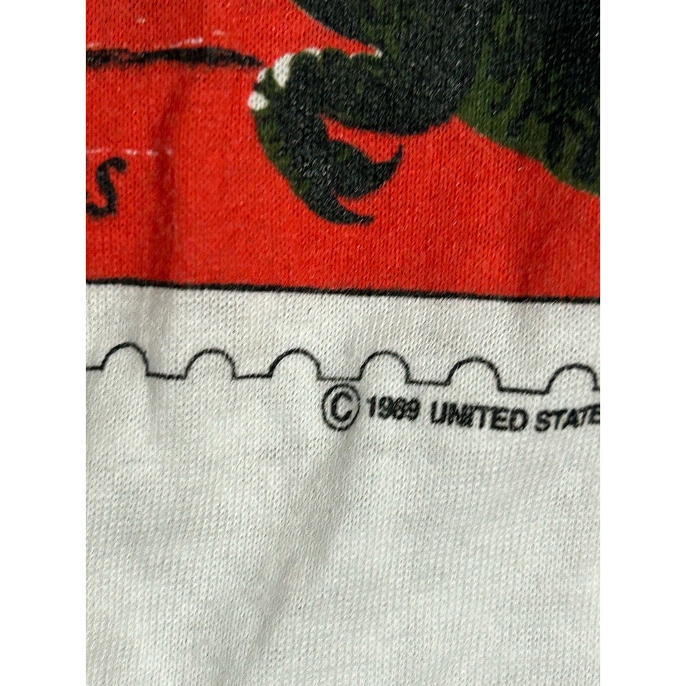 Vintage Single Stitch USPS Stamps Dinosaurs 1989 T Shirt Size XL USA Made - Picture 3 of 11